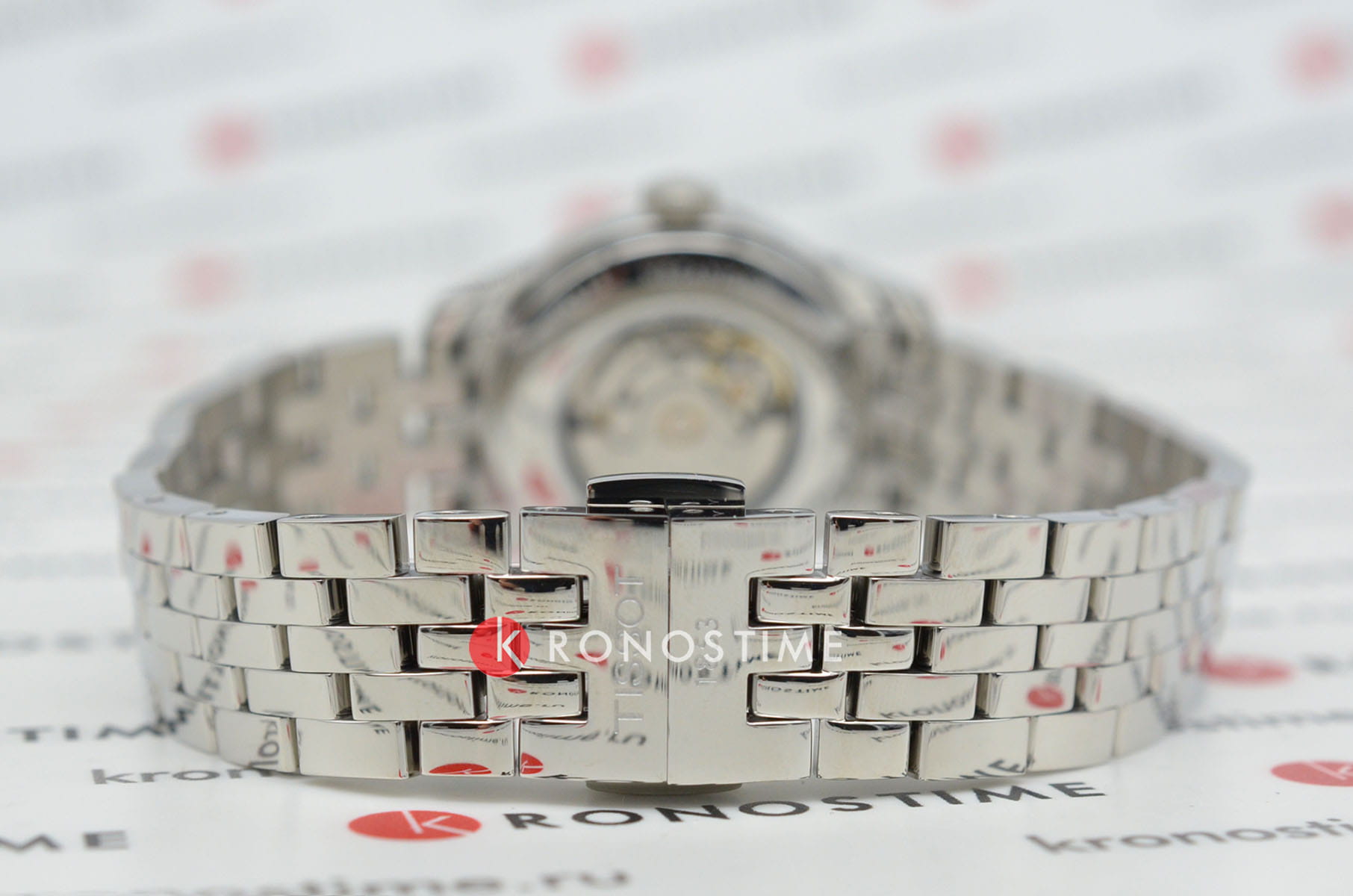 Tissot Tissot Le Locle Automatic Lady T006.207.11.058.00 механические женские часы часы крупный план черный циферблата