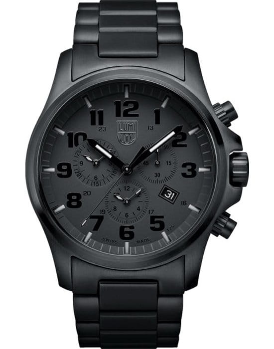 Luminox Luminox XL.1942.BOB  XL.1942.BOB кварцевые мужские часы черный циферблат, браслет  — вид спереди