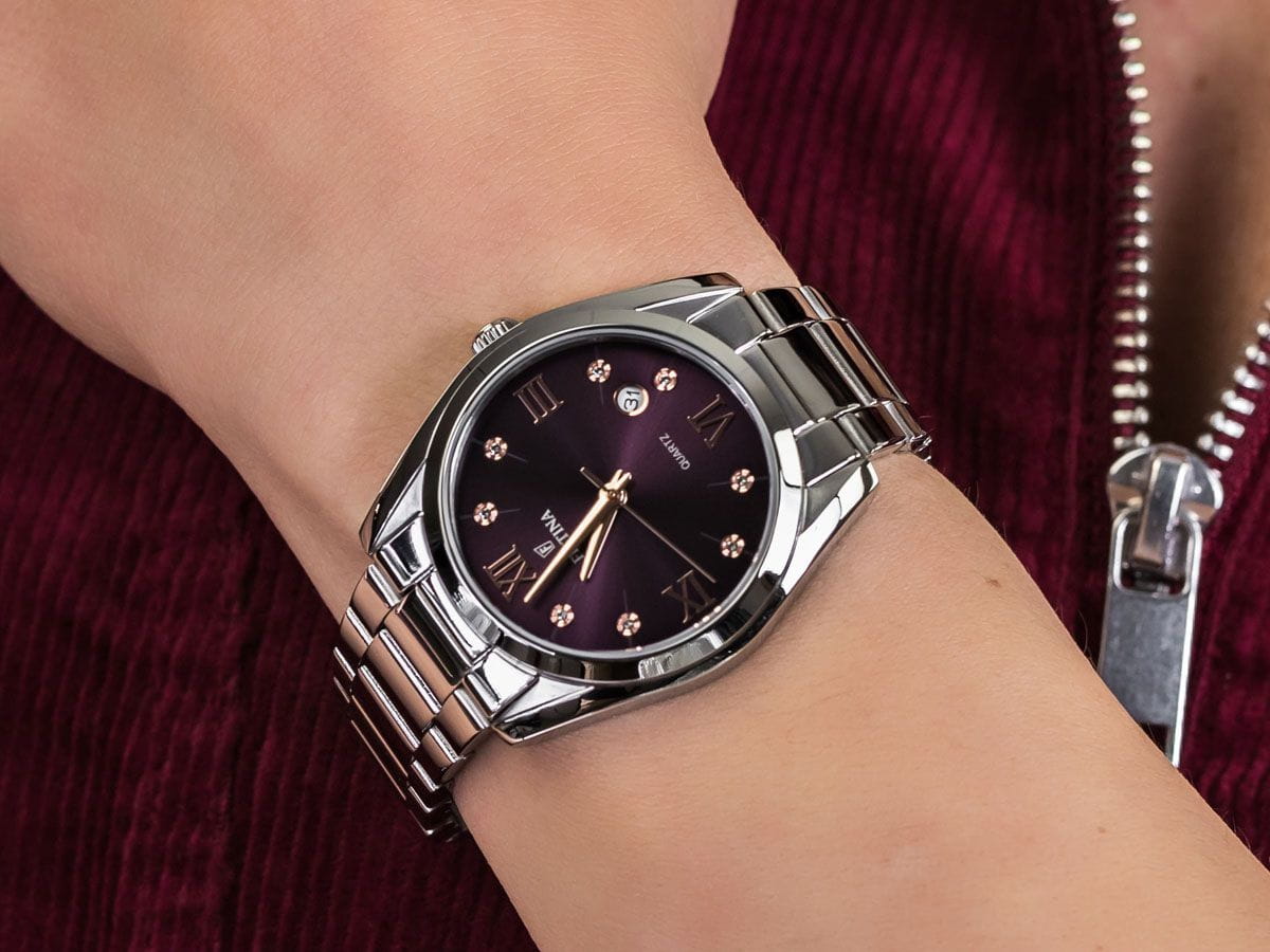 Festina Festina Boyfriend F16790/E,  испания женские часы на браслете нержавеющая сталь боковой вид