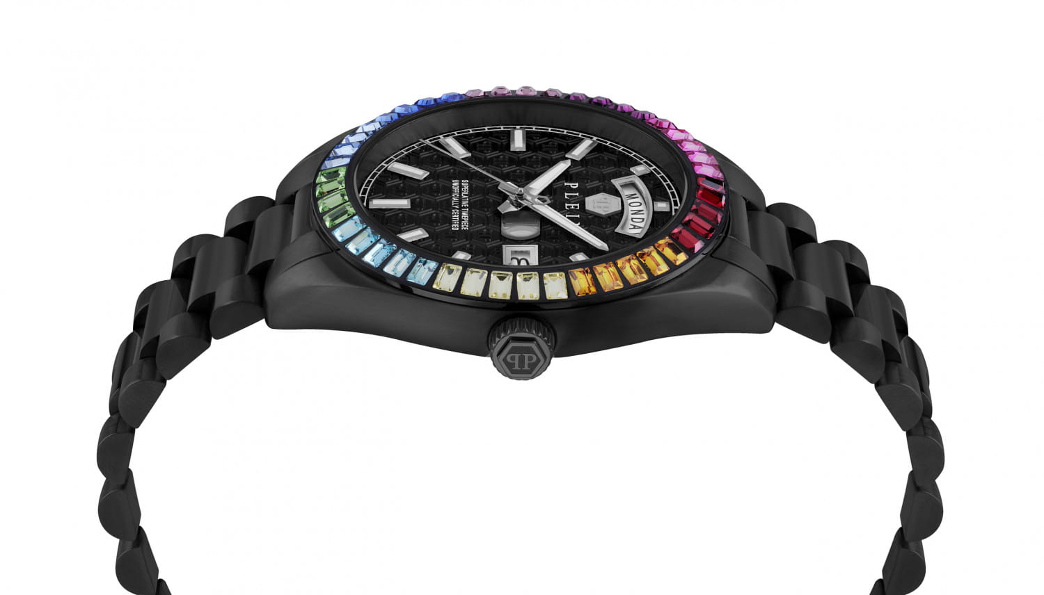 Philipp Plein Philipp Plein Date Superlative Gent PWPNA0624 , наручные мужские часы фото под углом