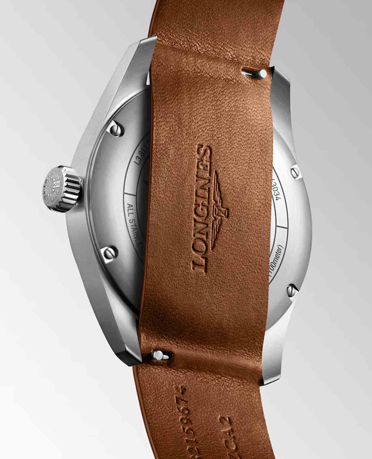 Longines Longines Spirit Prestige Edition L3.811.4.53.9, spirit швейцария мужские часы на браслете нержавеющая сталь боковой вид