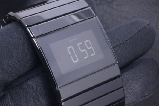 Rado Rado Ceramica R21925152, ceramica швейцария мужские часы на браслете высокотехнологичная керамика боковой вид