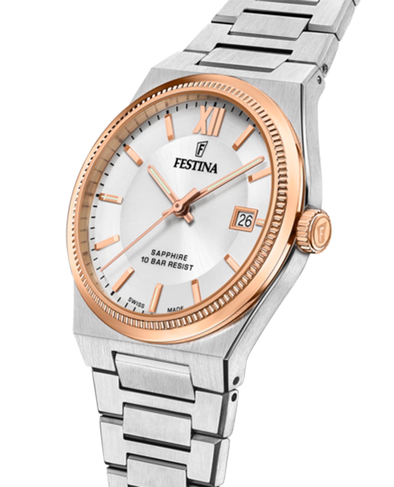 Festina Festina Classics F20036/1 , наручные мужские часы фото под углом