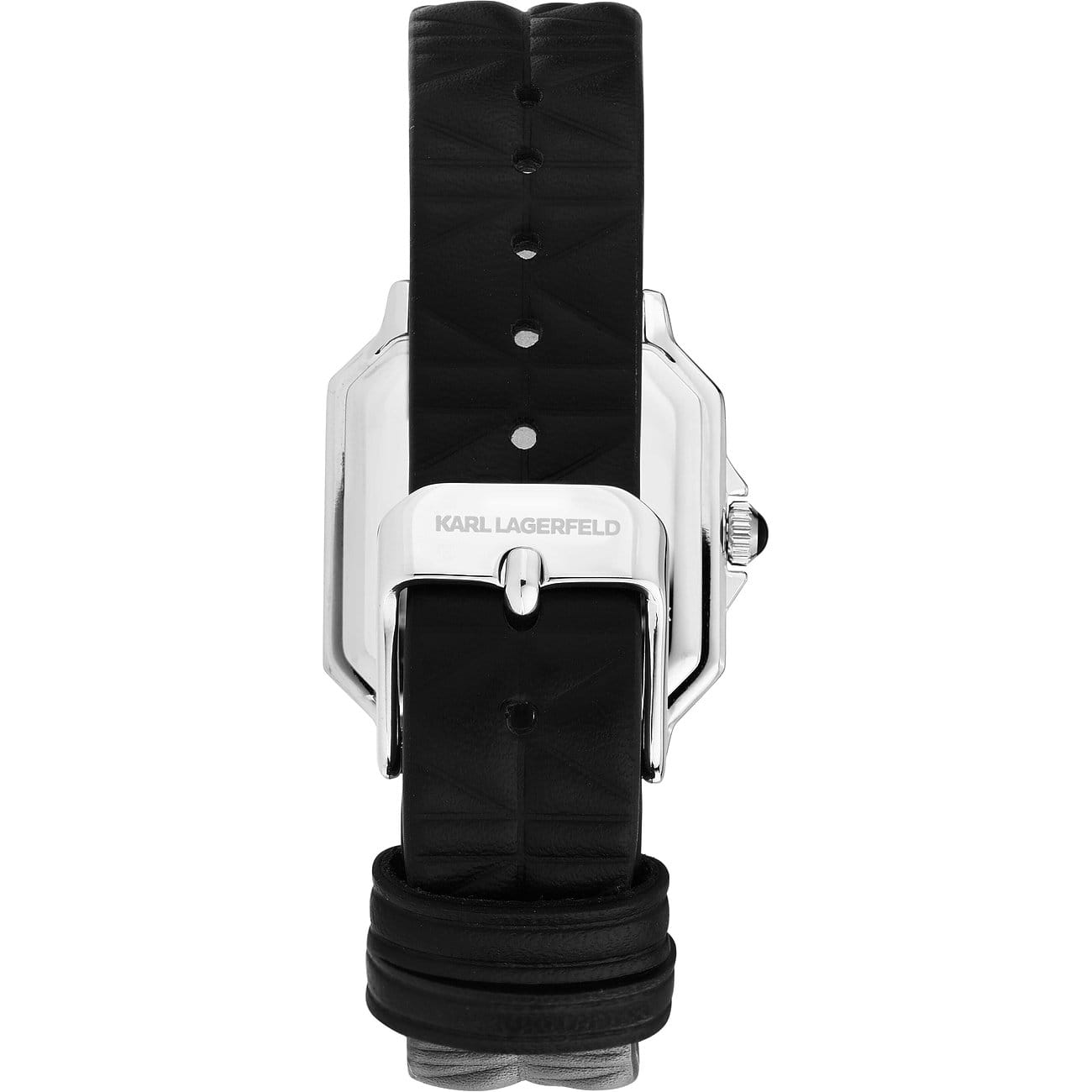Karl Lagerfeld Karl Lagerfeld Square Classics R0551102502,  сша женские часы на браслете кожаный боковой вид