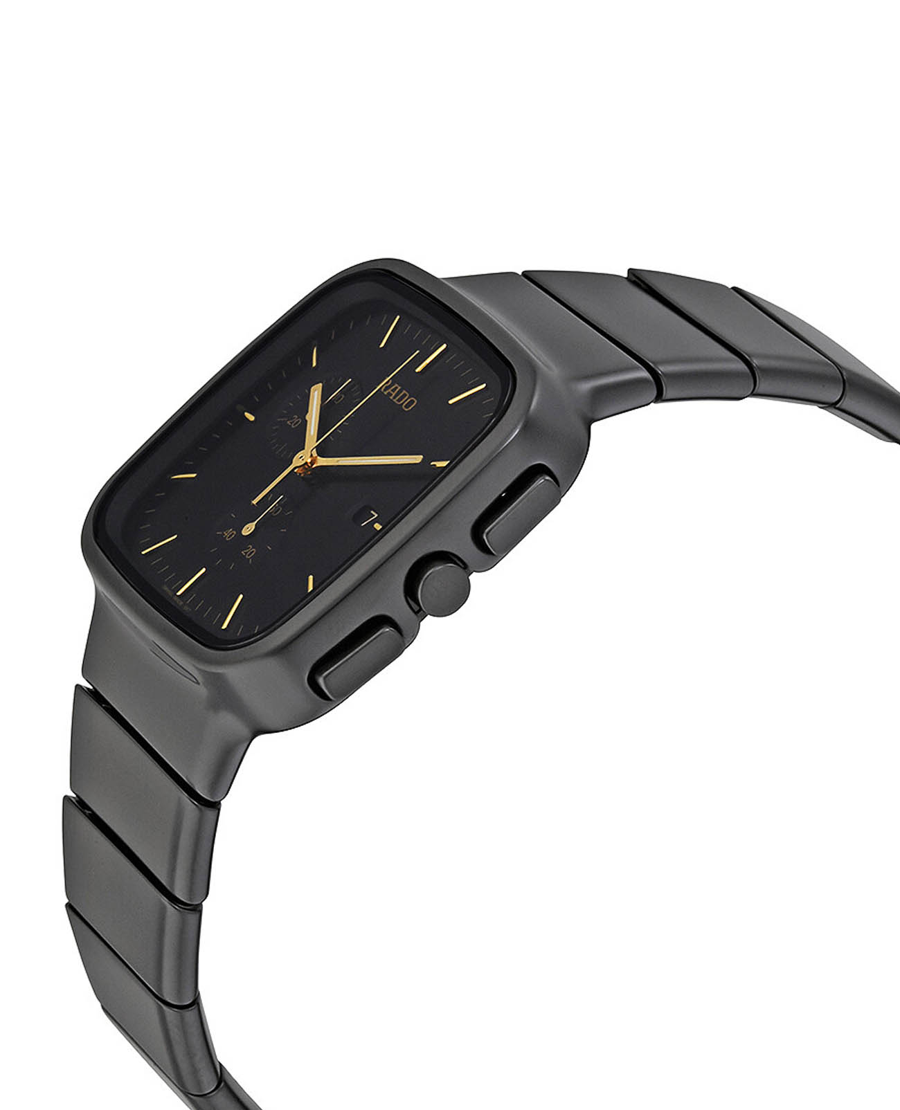 Rado Rado R5.5 R28886172,  швейцария мужские часы на браслете высокотехнологичная плазменная керамика боковой вид