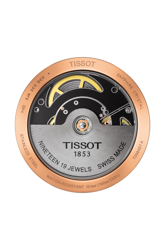 Оригинальные часы Tissot Tissot Gentleman Swissmatic T098.407.36.052.01 механические калибр механизма swissmatic общий вид