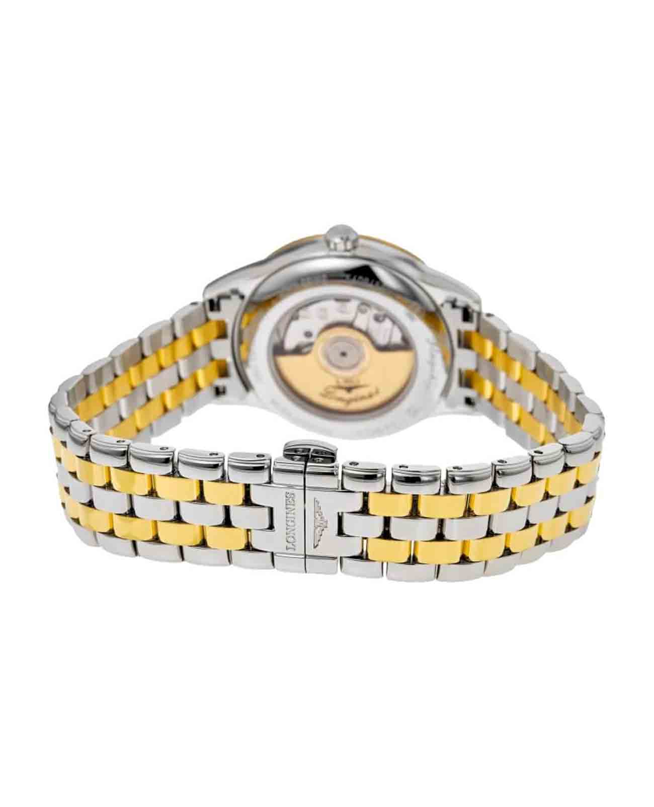 Оригинальные часы Longines Longines Flagship L4.374.3.27.7 механические калибр механизма l592 общий вид