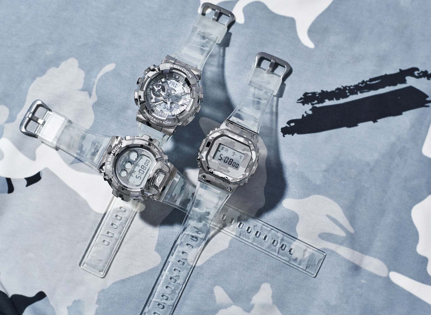 Casio Casio G-Shock GM-110SCM-1A — полный набор фото мужские часы япония