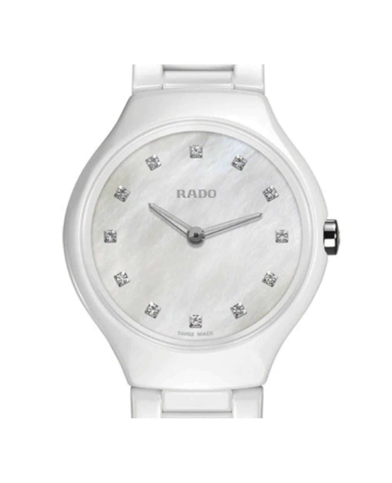 Rado Rado True Thinline Diamonds R27958912 , наручные женские часы фото под углом