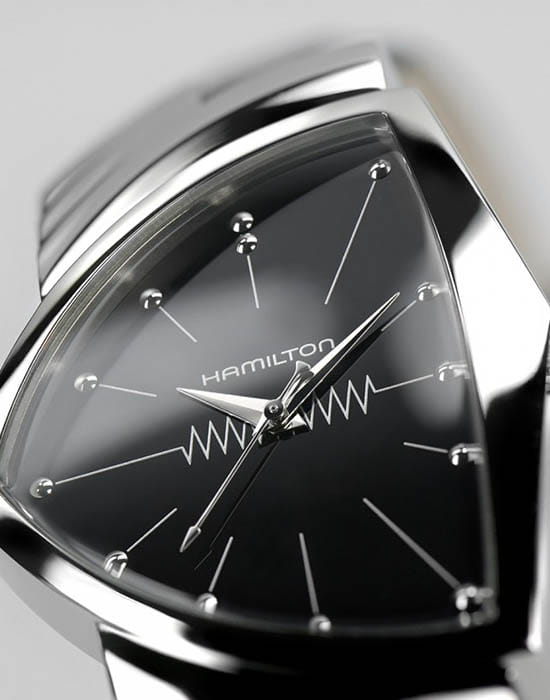 Hamilton H24411732 мужские часы застежка крупным планом