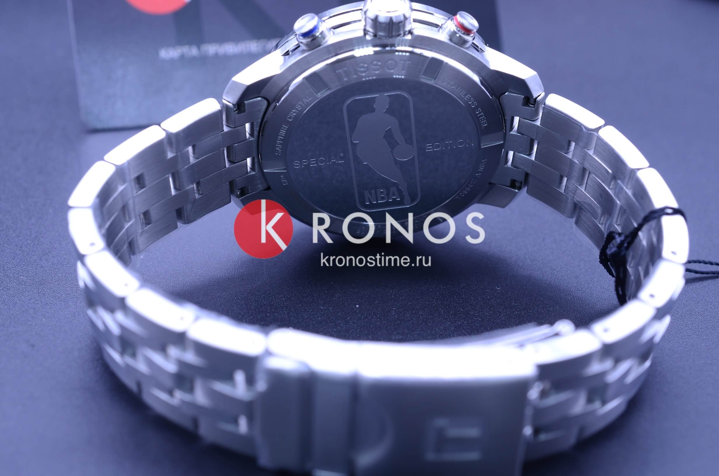 Tissot Tissot PRC 200 Chronograph NBA Special Edition T055.417.11.017.01 PRC 200 - задняя крышка металл сталь корпуса, швейцария часы