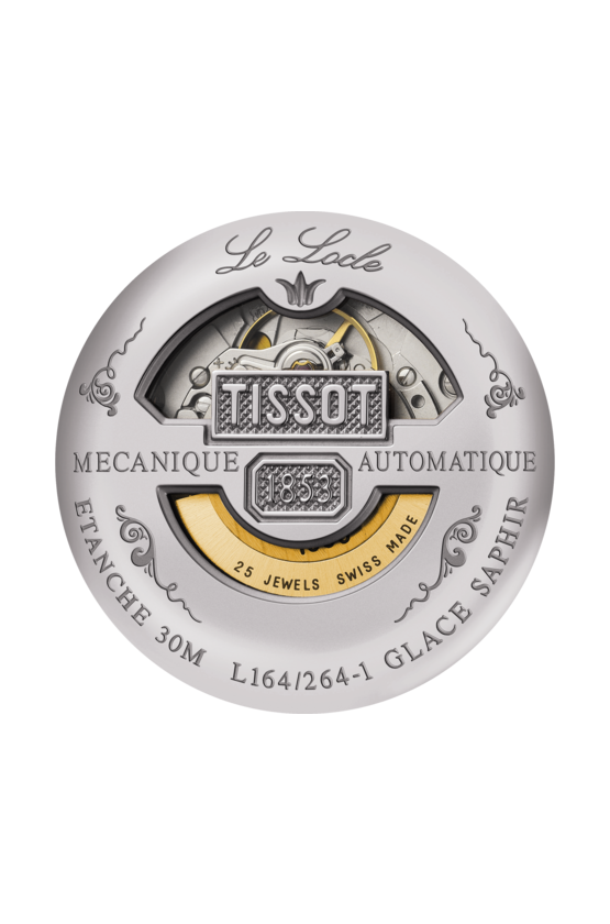 Tissot Tissot Le Locle Automatic T41.5.413.73 мужские часы белый циферблат на запястье