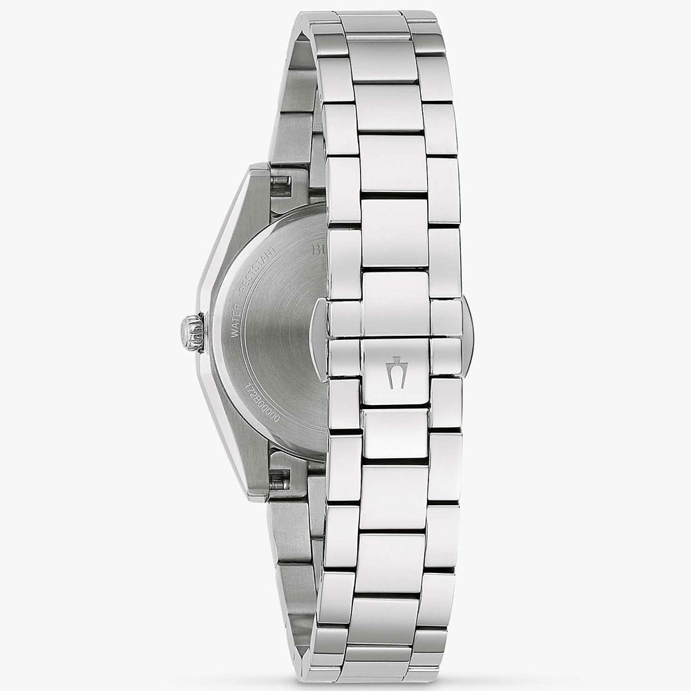 Bulova Bulova Surveyor 96P228,  сша женские часы на браслете нержавеющая сталь боковой вид