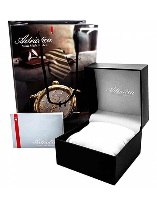 Оригинальные часы Adriatica Adriatica A3689.5146Q кварцевые калибр механизма ronda 763 общий вид