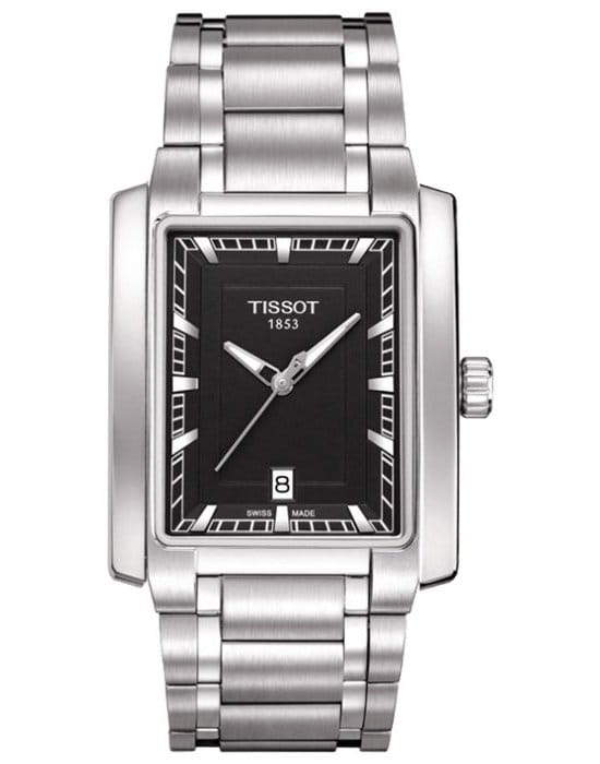 Tissot Tissot Lady TXL Gent T061.310.11.051.00  T0613101105100 кварцевые женские часы черный циферблат, браслет  — вид спереди