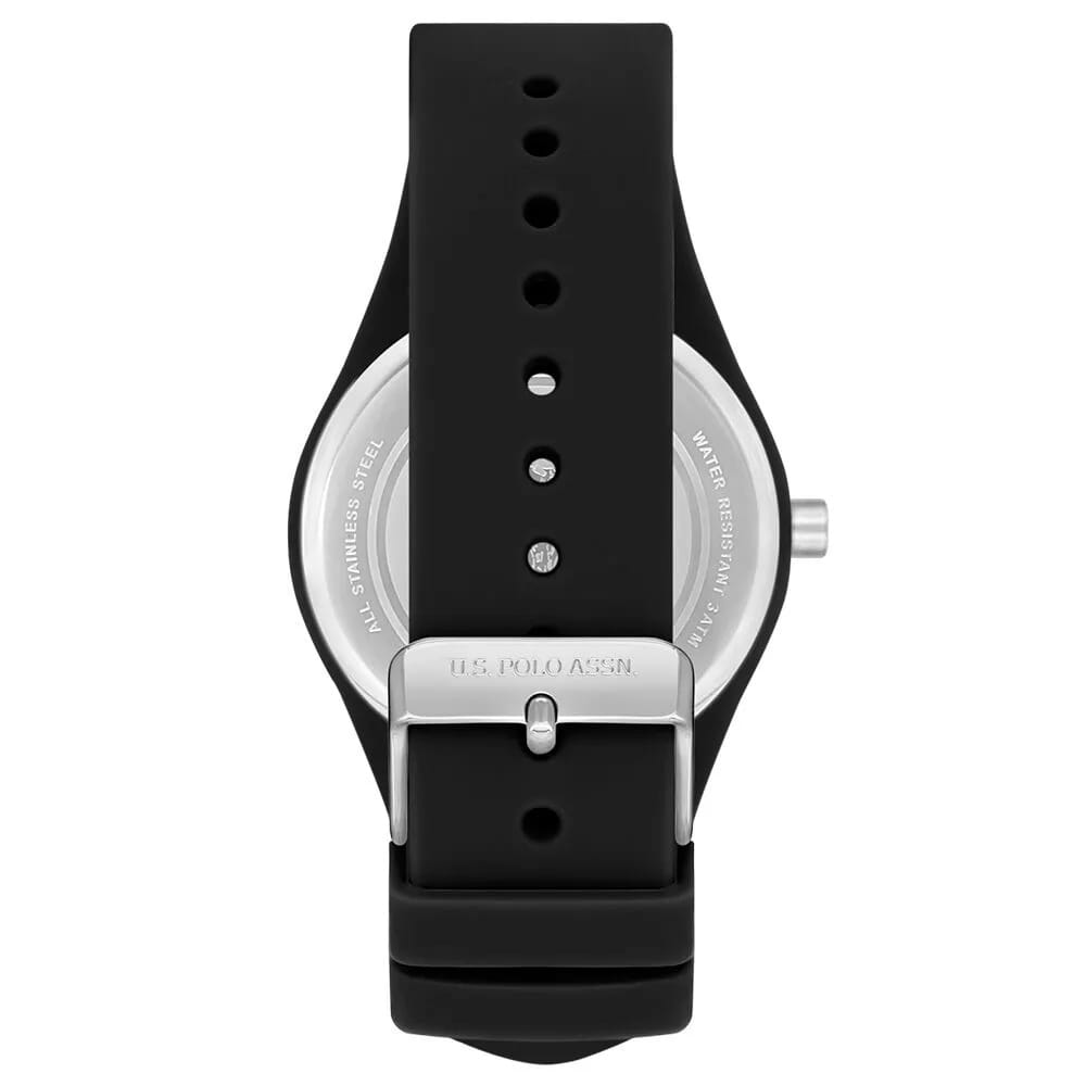 U.S. Polo Assn. U.S. Polo Assn. Yard USPA1110-02,  сша женские часы на браслете силикон боковой вид