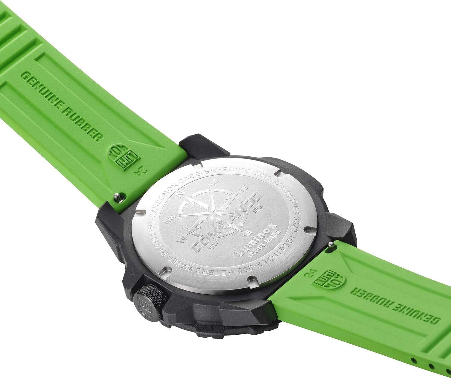 Luminox Luminox Commando Raider XL.3337  - задняя крышка карбон корпуса, швейцария часы