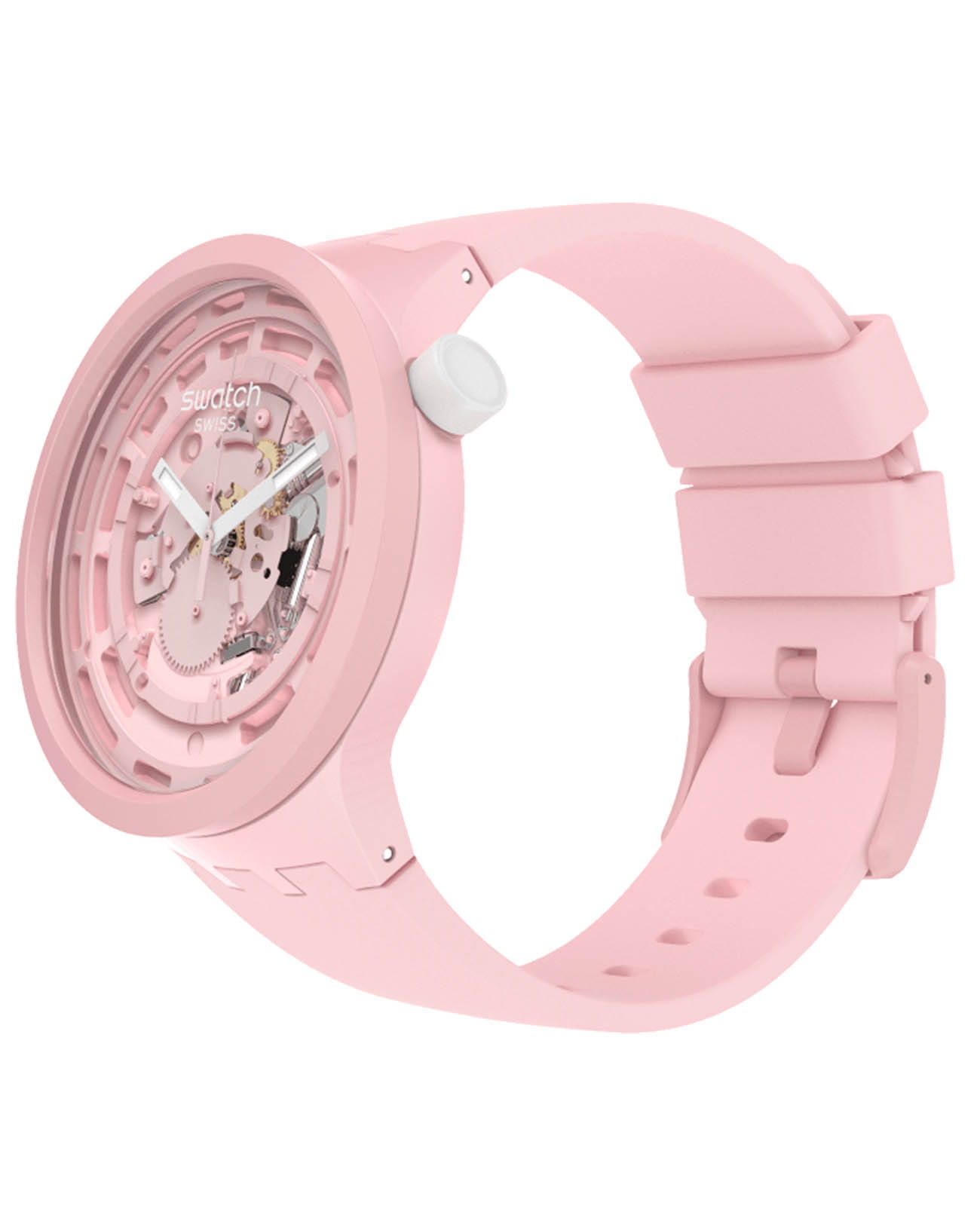 Оригинальные часы Swatch Swatch Big Bold Bioceramic Lacquered SB03P100 кварцевые калибр механизма  общий вид