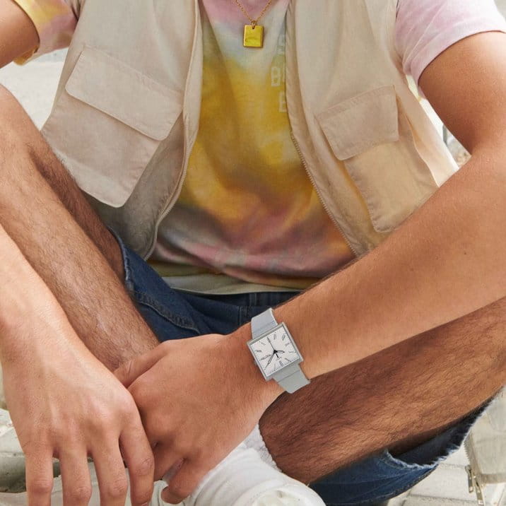 Swatch Swatch Square Bioceramic Standard SO34M700  - задняя крышка биокерамика корпуса, швейцария часы