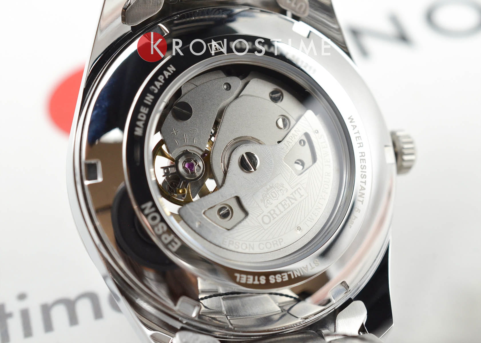 Orient Orient Contemporary RA-AR0002L (RN-AR0002L)  - задняя крышка металл сталь корпуса, япония часы