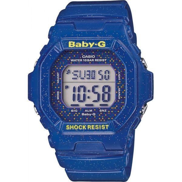 Casio Casio Baby-G BG-5600GL-2E  BG-5600GL-2E электронные женские часы серый циферблат, браслет пластик — вид спереди
