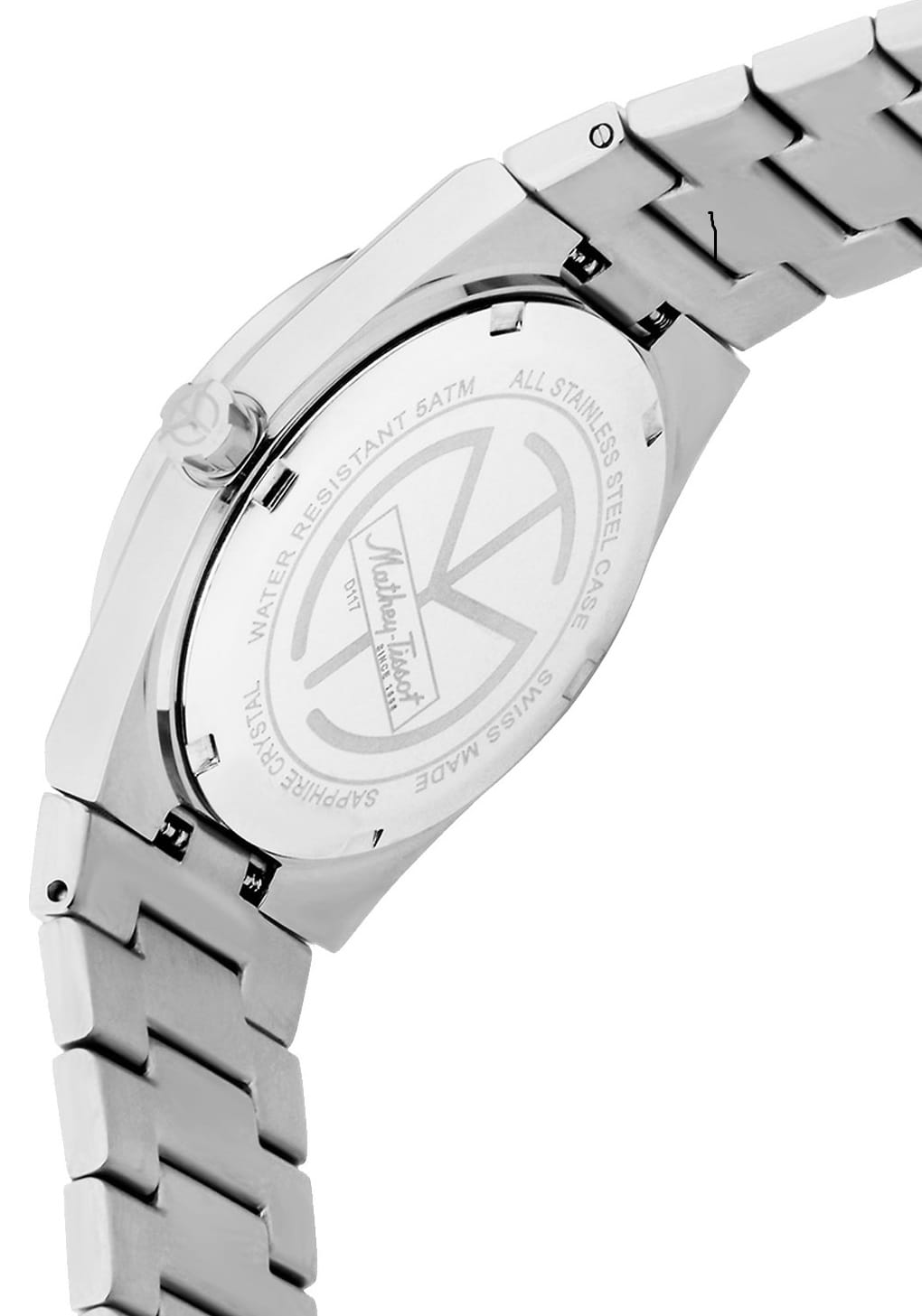 Mathey-Tissot Mathey-Tissot Zoltan D117ABU,  швейцария женские часы на браслете нержавеющая сталь боковой вид