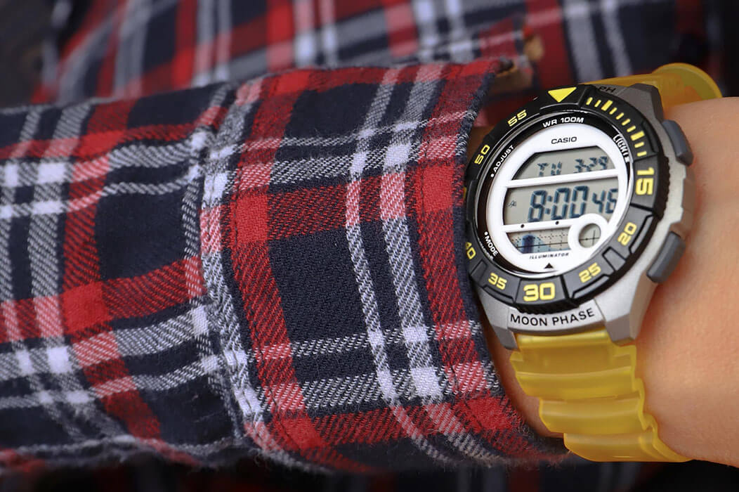 Casio Casio Collection LWS-1100H-9A , наручные женские часы фото под углом