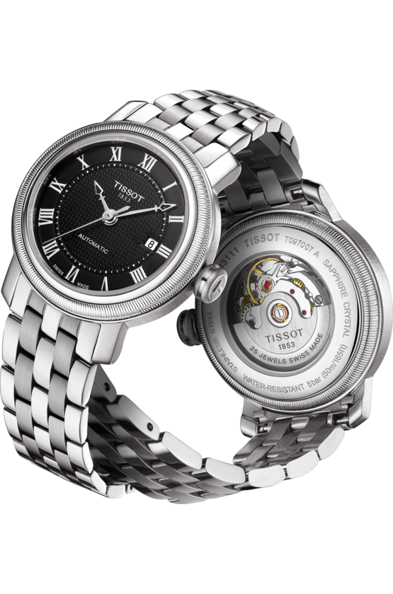 Tissot Tissot Bridgeport Automatic Lady T097.007.11.053.00 Bridgeport, наручные женские часы фото под углом