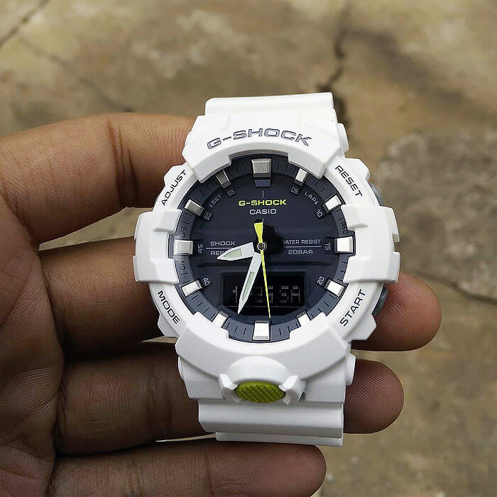 Оригинальные часы Casio Casio G-Shock GA-800SC-7A электронные калибр механизма  общий вид