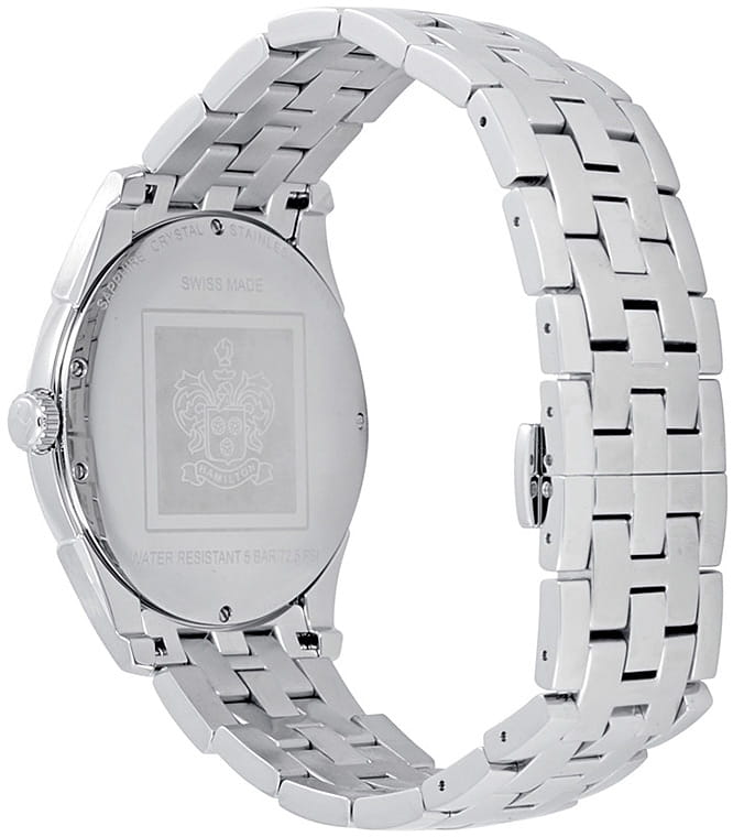 Hamilton Hamilton Jazzmaster Small Second Auto H38655185, jazzmaster швейцария мужские часы на браслете нержавеющая сталь боковой вид