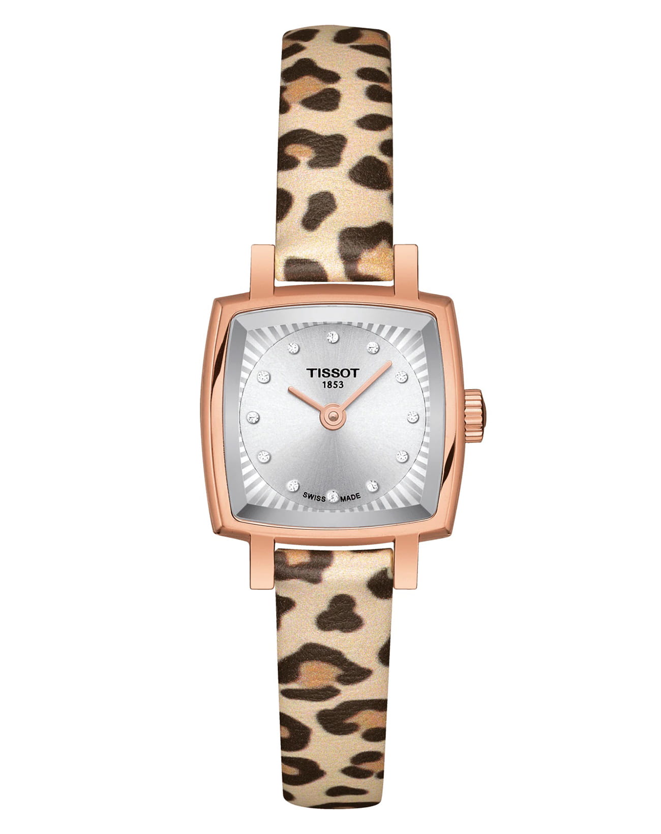 Tissot Tissot Lovely T058.109.37.036.00 Lovely T0581093703600 кварцевые женские часы серебристый циферблат, браслет тканевый — вид спереди