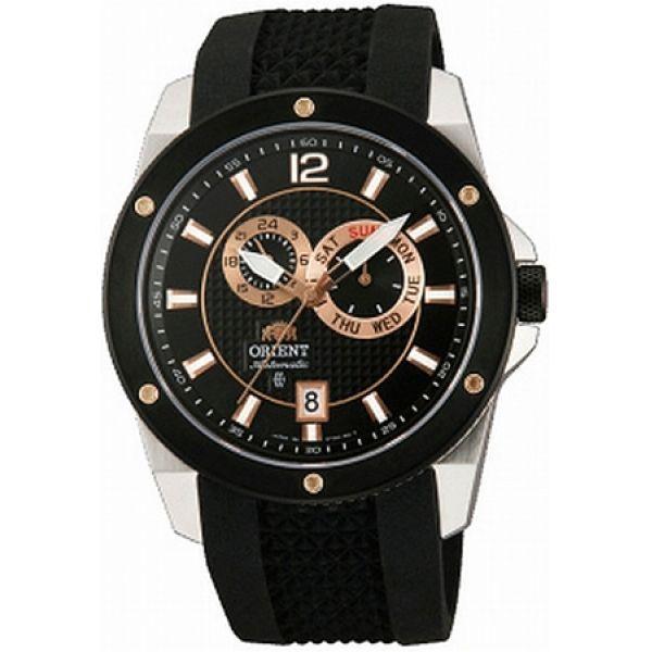 Orient Orient ET0H002B (FET0H002B)  FET0H002B  мужские часы  циферблат, браслет  — вид спереди
