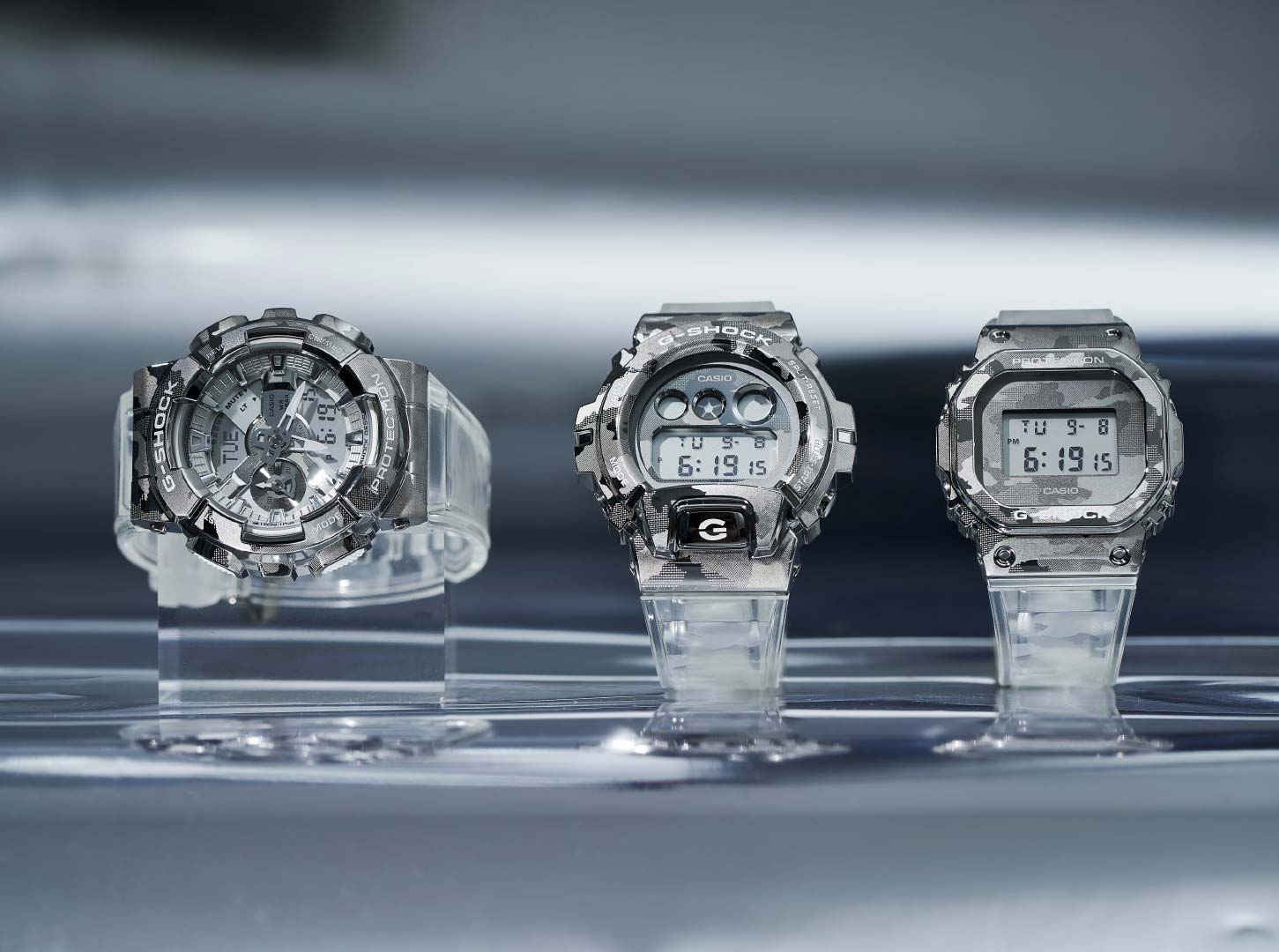 Casio Casio G-Shock GM-110SCM-1A - наручные мужские часы наручные часы в перспективе серебристый циферблат