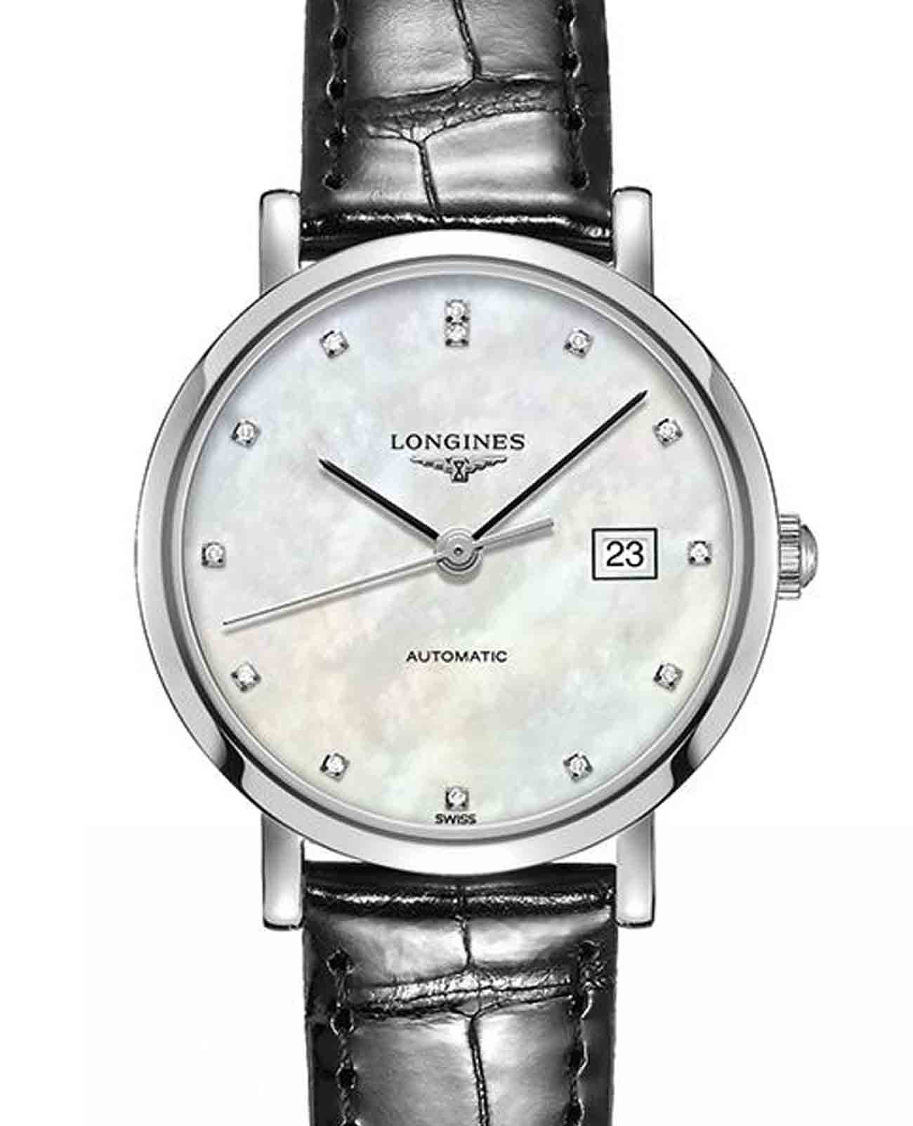 Longines Longines Elegant Collection L4.310.4.87.2 , наручные женские часы фото под углом
