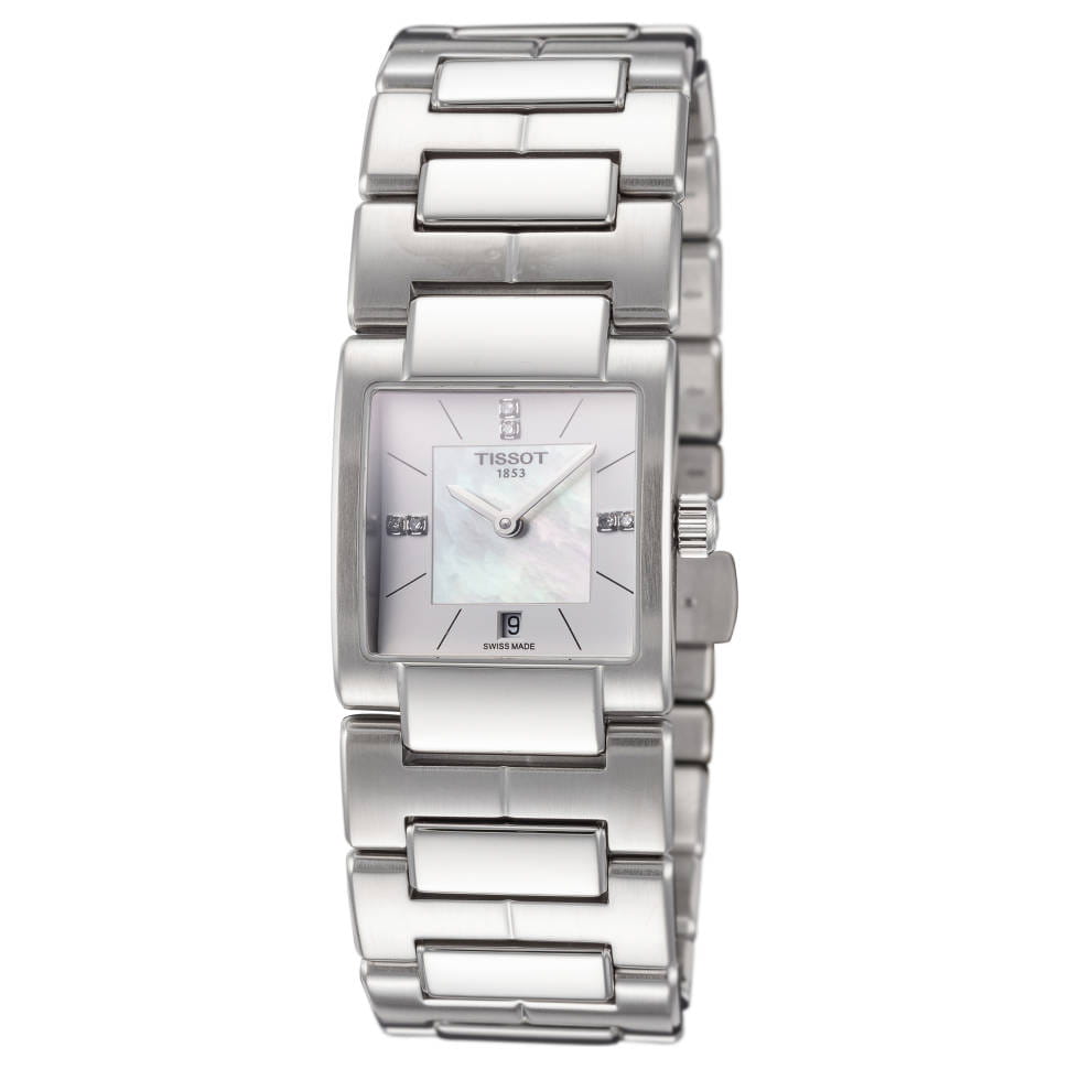 Tissot Tissot T090 T-LADY T02 T090.310.11.116.00 , наручные женские часы фото под углом