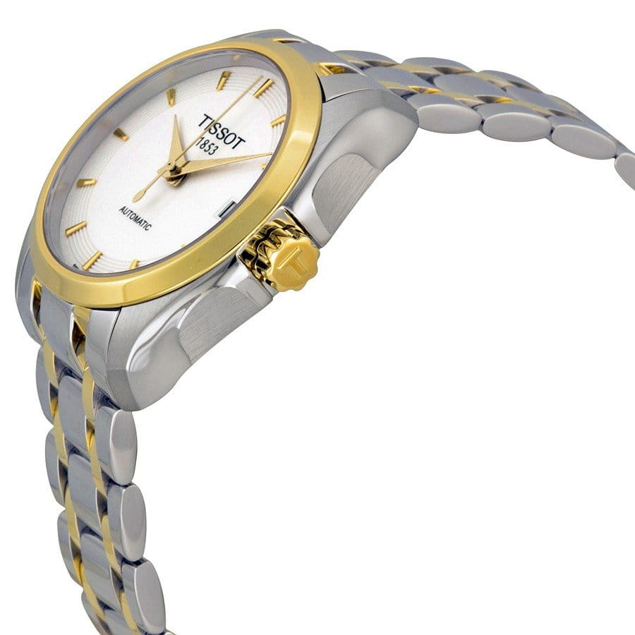 Tissot Tissot Couturier Automatic T035.207.22.011.00, t-classic швейцария мужские часы на браслете сталь c pvd покрытием боковой вид