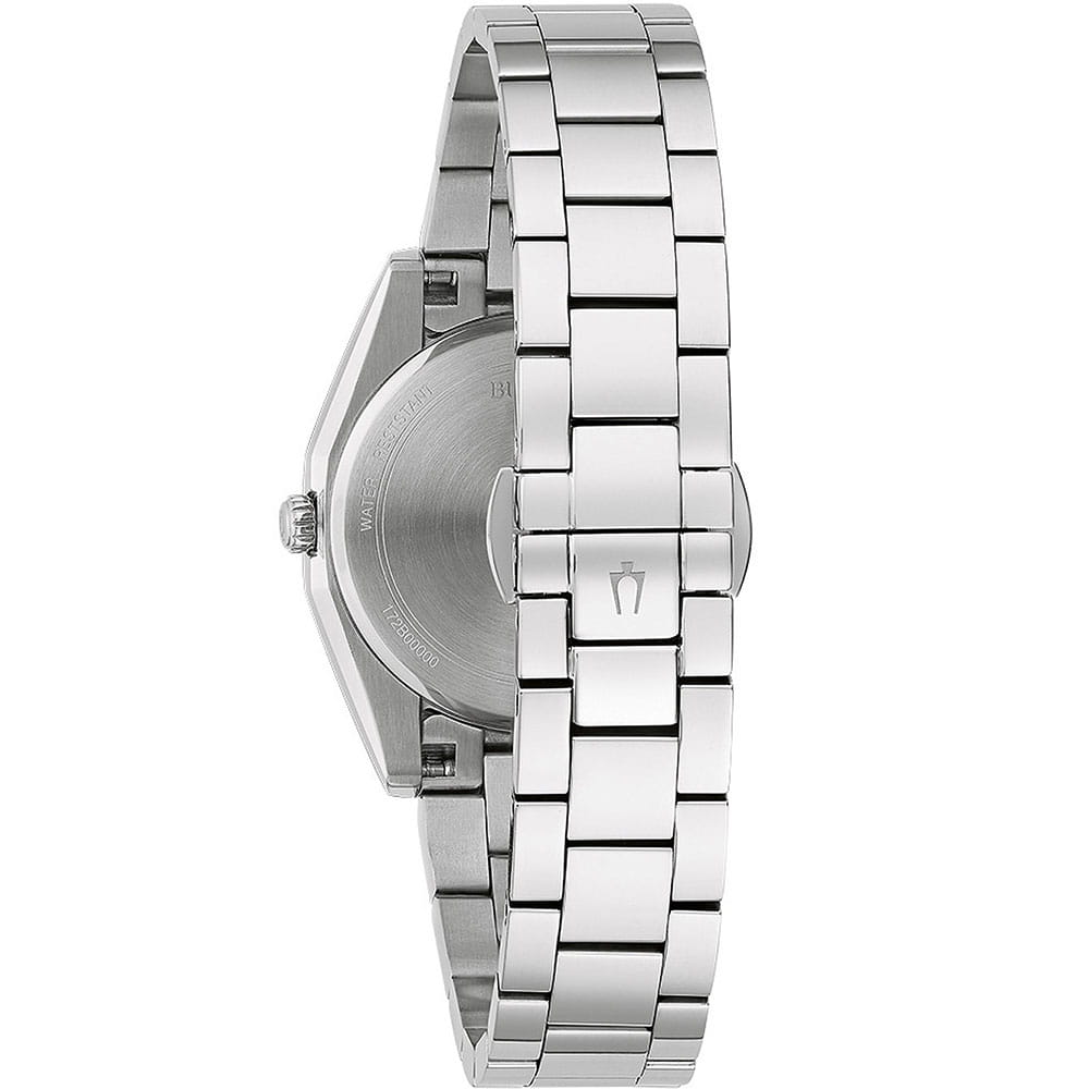 Bulova Bulova Surveyor 96P229,  сша женские часы на браслете нержавеющая сталь боковой вид