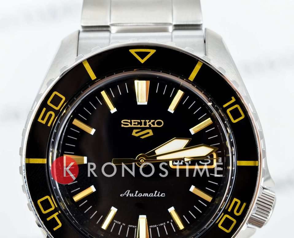 Seiko Seiko 5 Sports SKX series SRPK99K1, 5 sports япония мужские часы на браслете нержавеющая сталь боковой вид