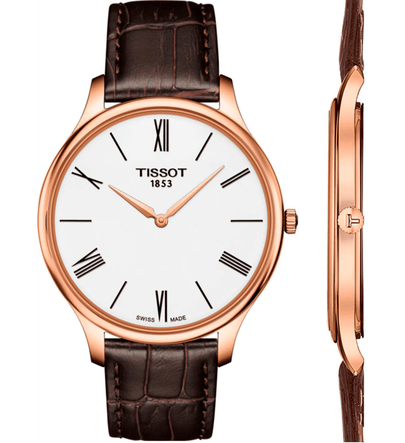 Tissot Tissot Tradition 5.5 T063.409.36.018.00 Tradition, наручные мужские часы фото под углом