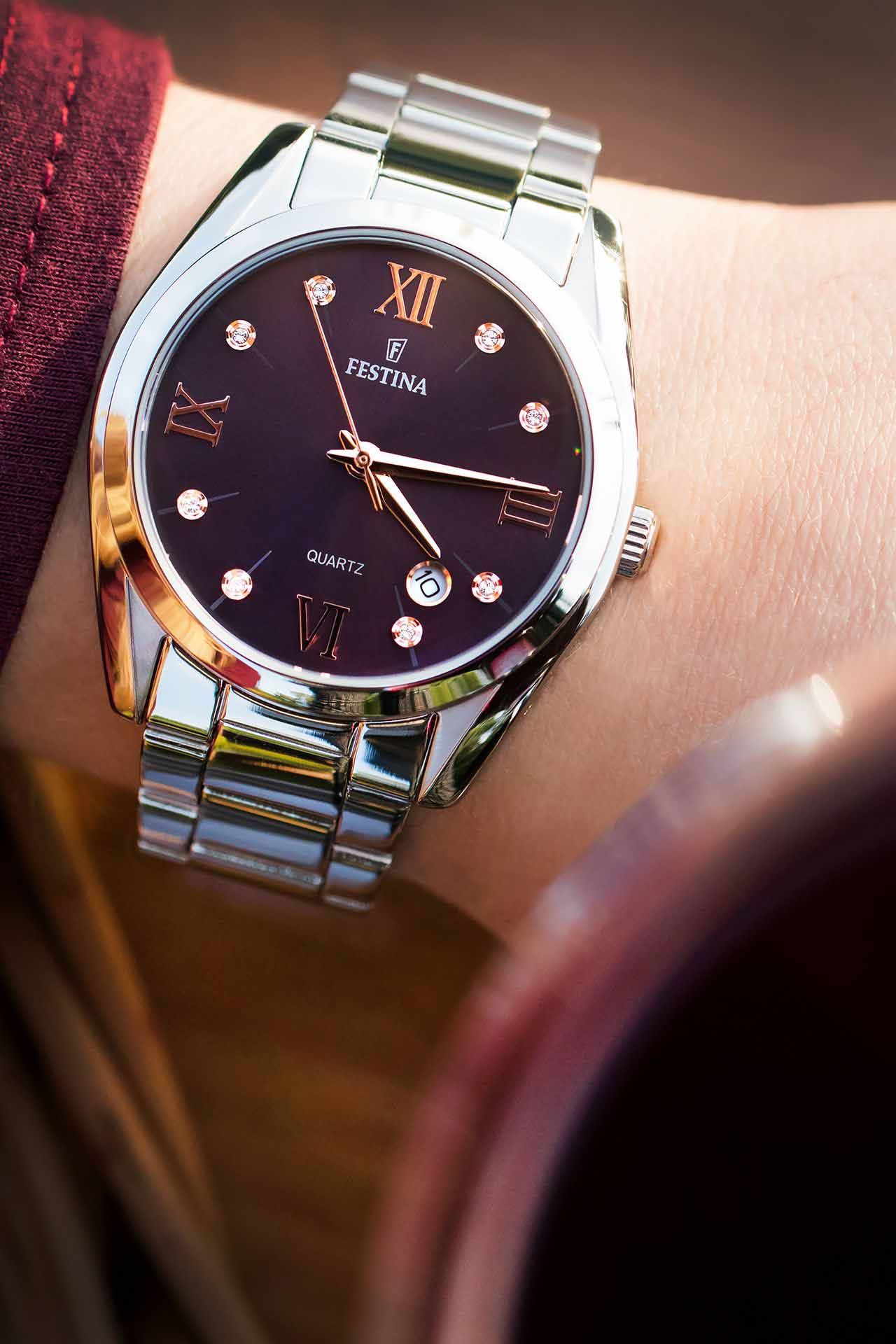 Festina Festina Boyfriend F16790/E испания наручные женские часы заводная головка с логотипом Festina