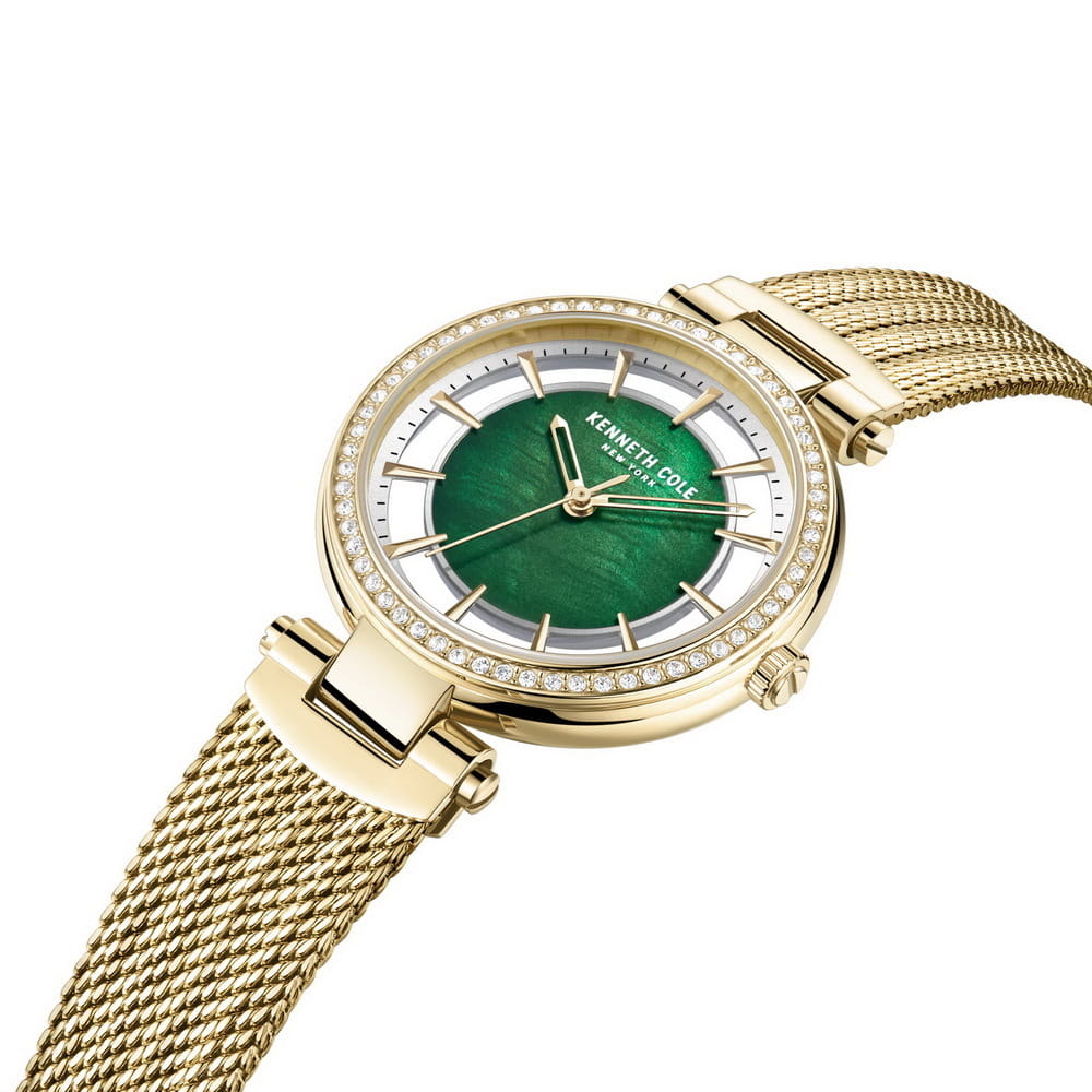 Kenneth Cole Kenneth Cole Transparency KCWLG2223003,  сша женские часы на браслете нержавеющая сталь с ip-покрытием боковой вид