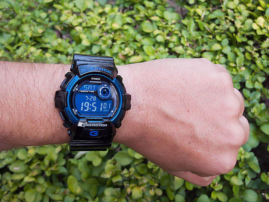Casio Casio G-Shock G-8900A-1, g-shock япония мужские часы на браслете полимер боковой вид