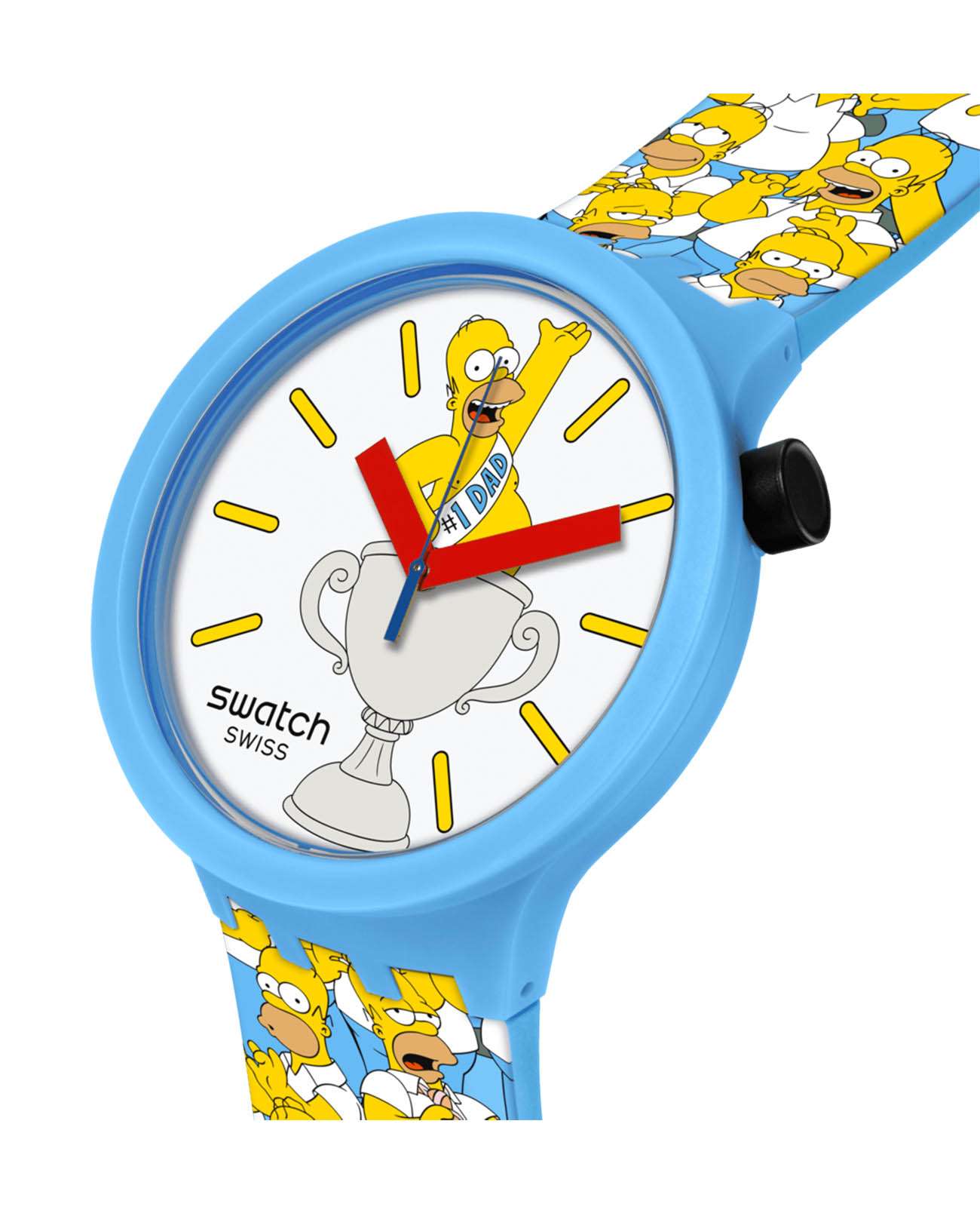 Swatch Swatch Big Bold Biosourced Standard SB05Z100 , наручные женские часы фото под углом