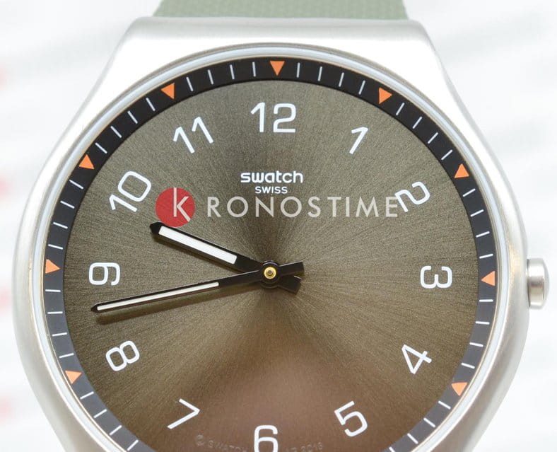 Swatch Swatch Skin Irony 42 SS07S103, irony швейцария женские часы на браслете резина боковой вид