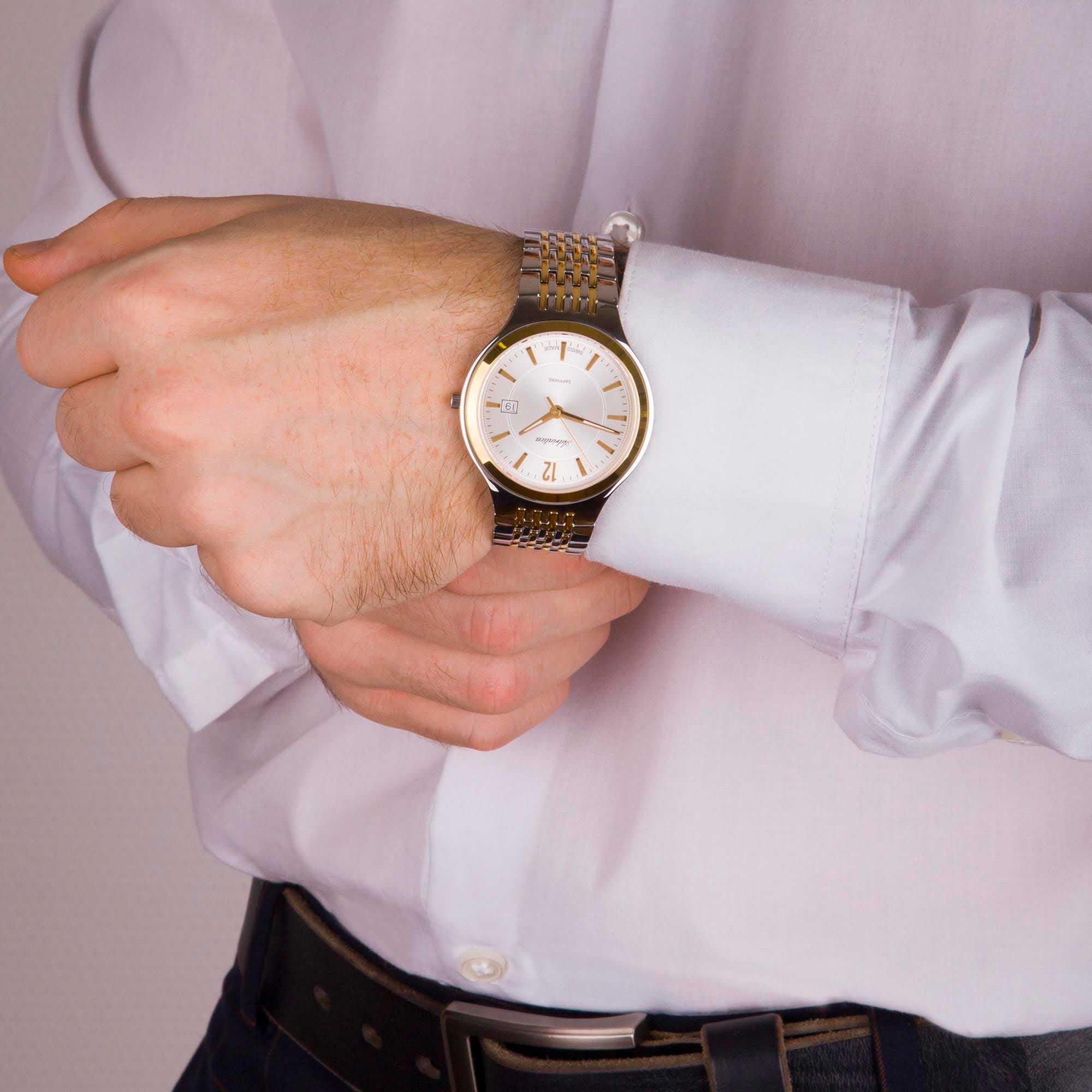 Оригинальные часы Adriatica Adriatica Premiere A8296.2153Q кварцевые калибр механизма eta f06 общий вид