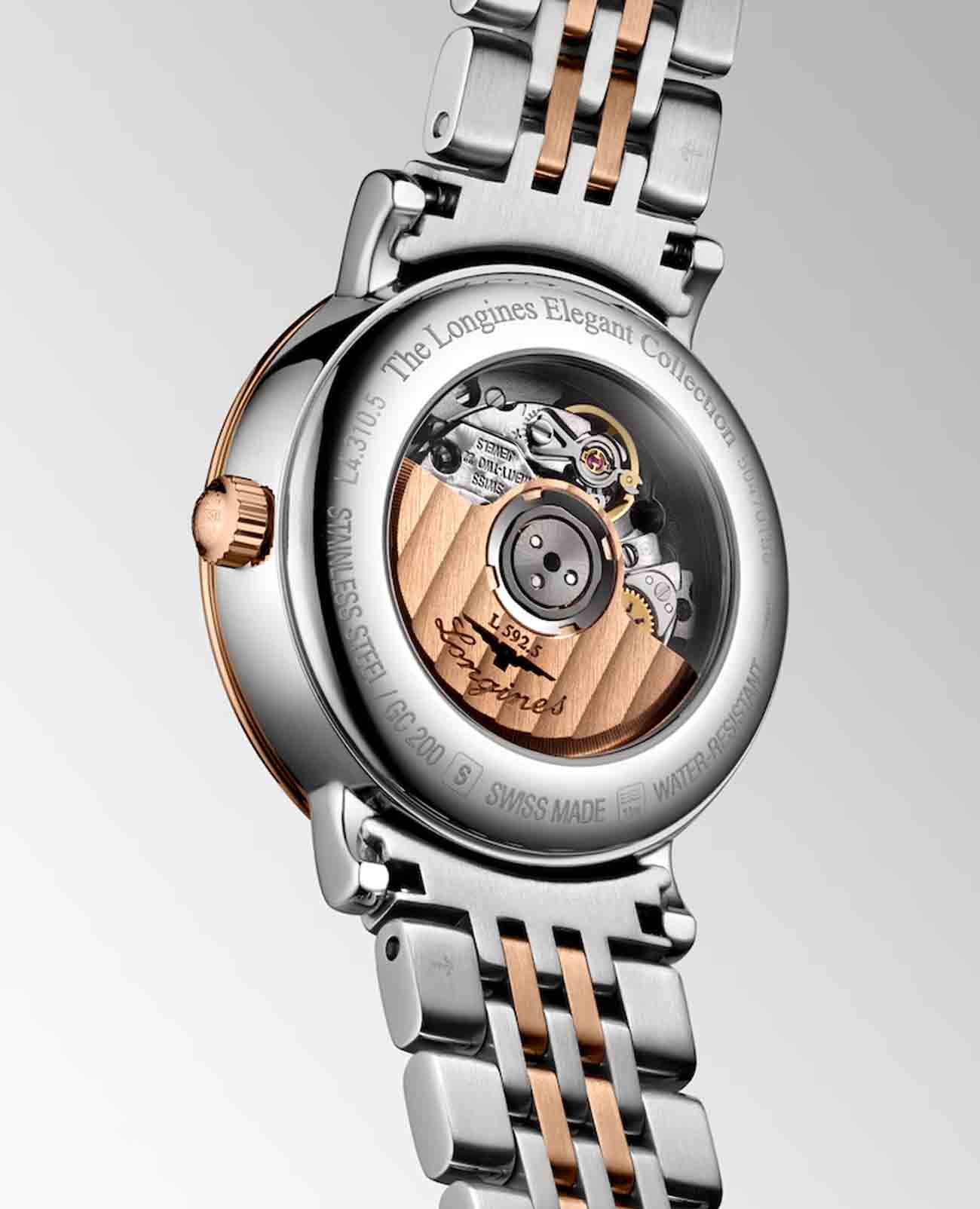 Longines Longines Elegant Collection L4.310.5.87.7 , наручные женские часы фото под углом