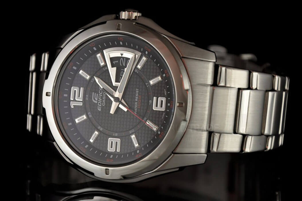 Casio Casio Edifice EF-129D-1A EF - задняя крышка металл сталь корпуса, япония часы