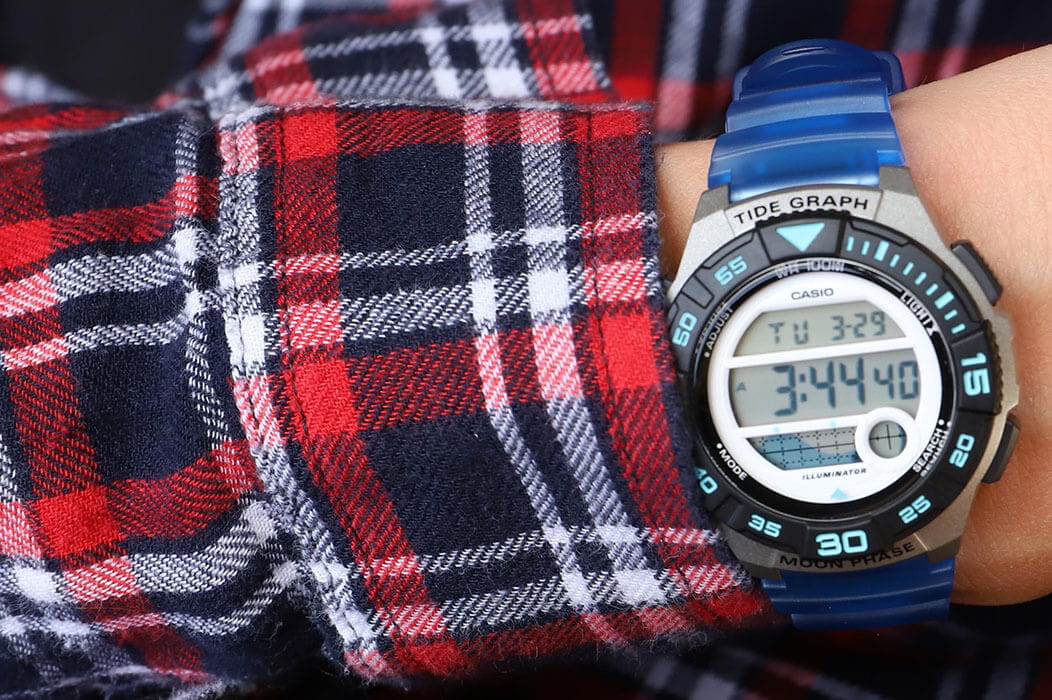 Оригинальные часы Casio Casio Collection LWS-1100H-2A кварцевые калибр механизма  общий вид