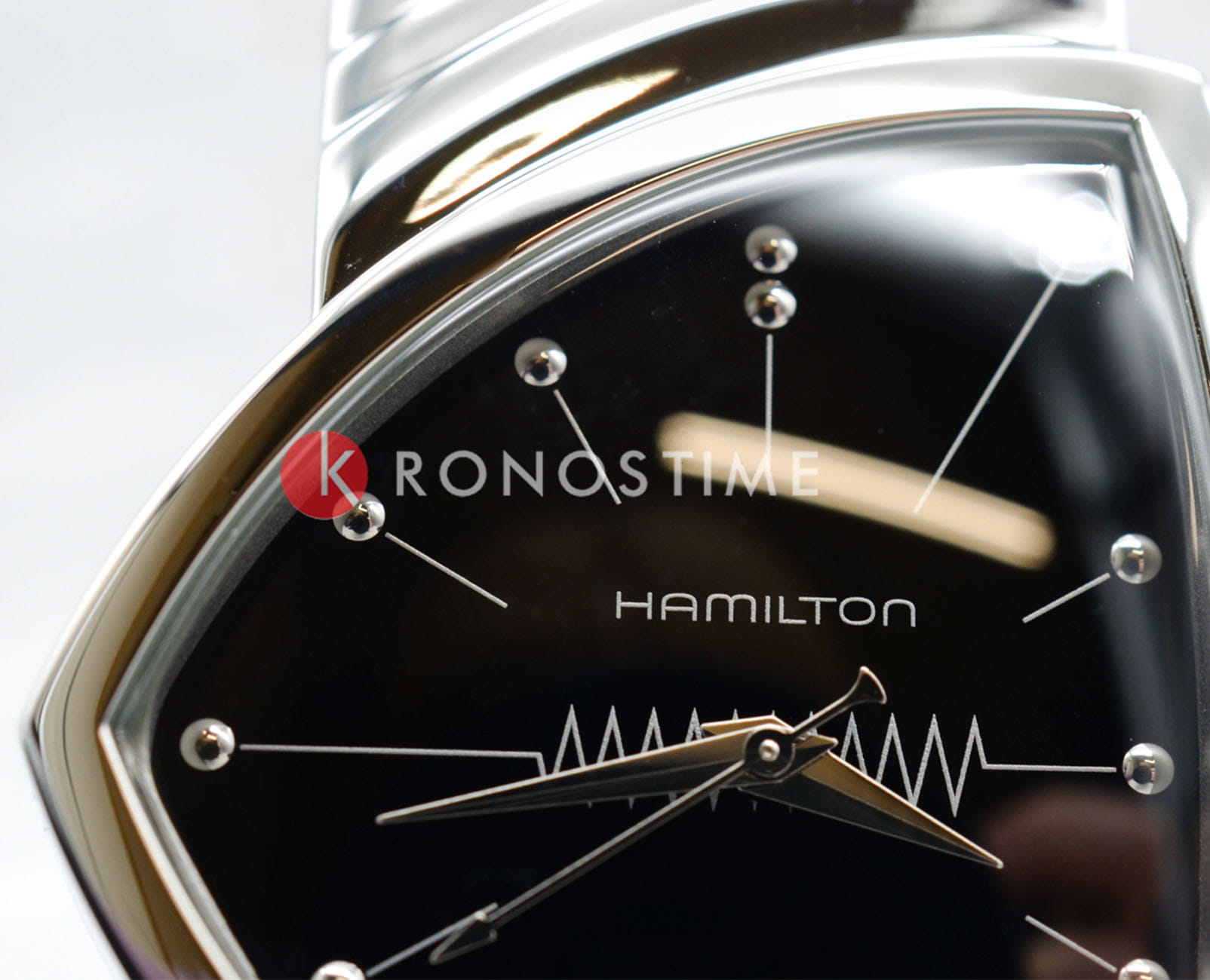 Hamilton Hamilton Ventura H24411732 кварцевые мужские часы часы крупный план черный циферблата