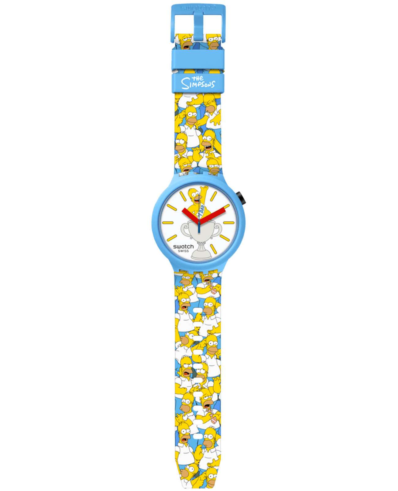 Swatch Swatch Big Bold Biosourced Standard SB05Z100, big bold швейцария женские часы на браслете биоматериал боковой вид